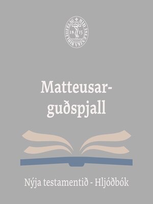 cover image of Matteusarguðspjall